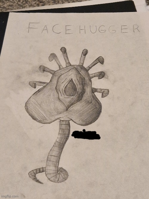 Do you like my Facehugger drawing? Imgflip