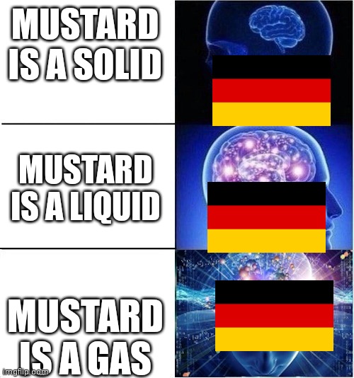The three states of mustard Imgflip