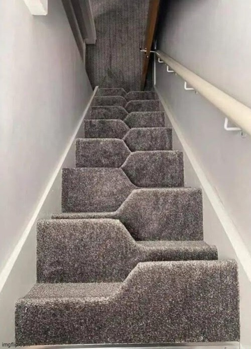 bad stairs design Imgflip
