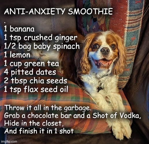 AntiAnxiety Smoothie Imgflip