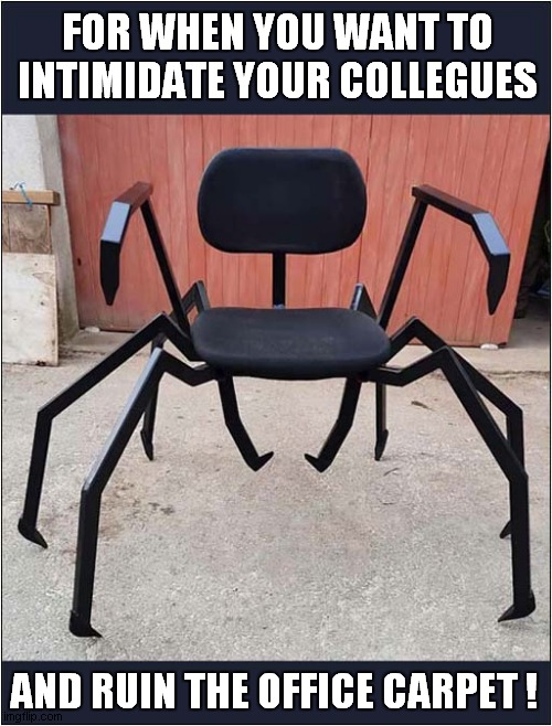 Be Afraid Of The Spider Chair ! Imgflip
