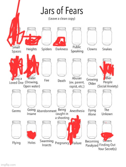 Jar of fears clear version Imgflip