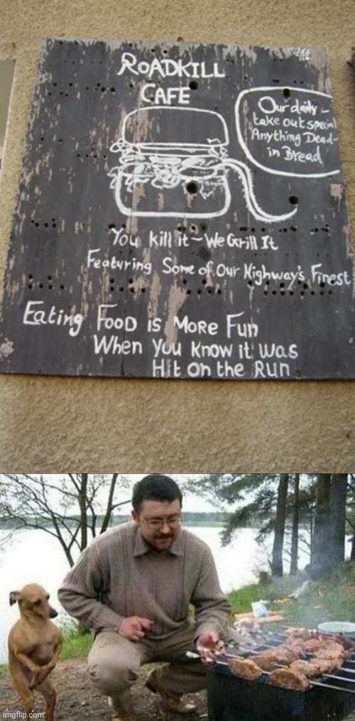 Roadkill grill food Imgflip