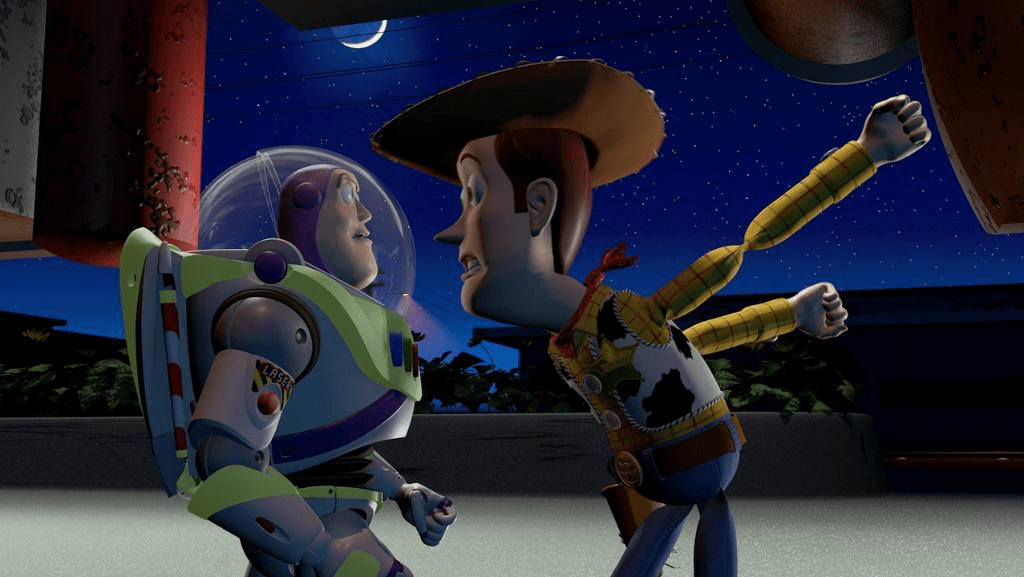 woody yelling at buzz Blank Template Imgflip
