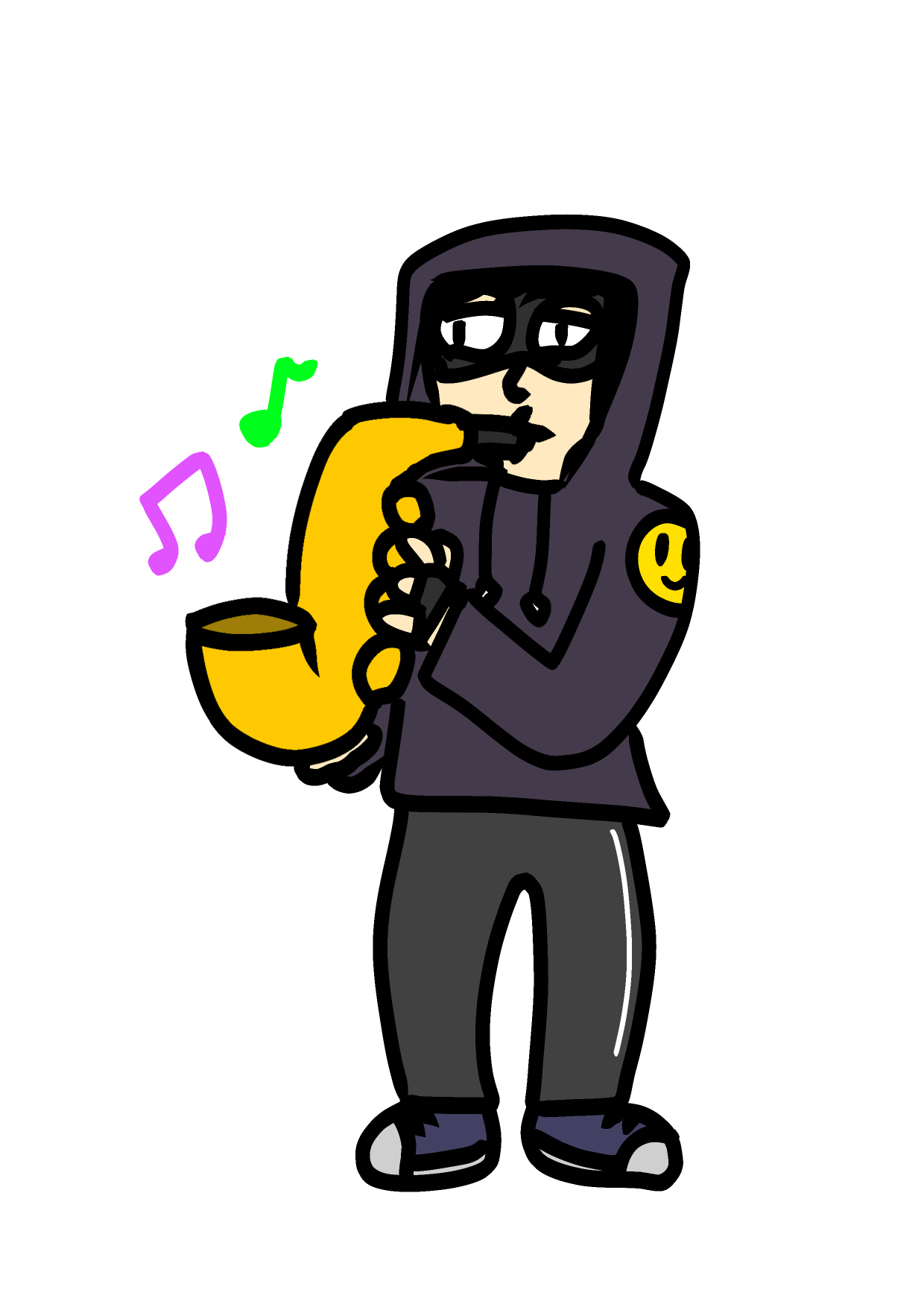 The Saxophone Player (Imgflipbossfights) Blank Template Imgflip
