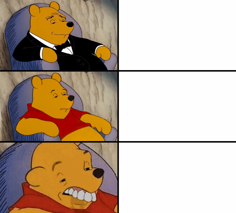 Best to worst Winnie the Pooh MEME Memes Imgflip