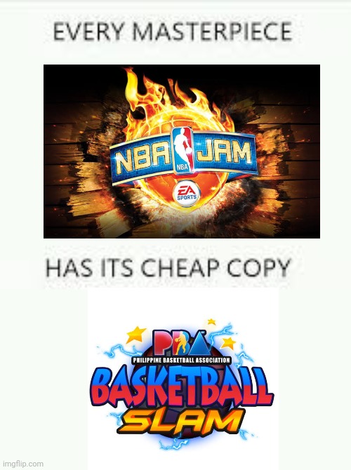 PBA Basketball Slam is just a blatant NBA Jam knockoff Imgflip