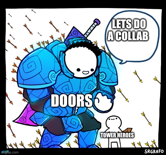 How tower heroes did a doors collab Imgflip