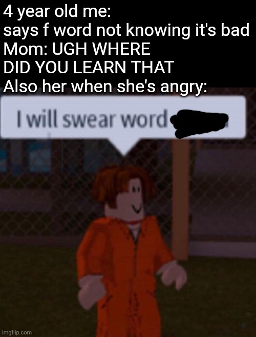 I will swear word at you Imgflip