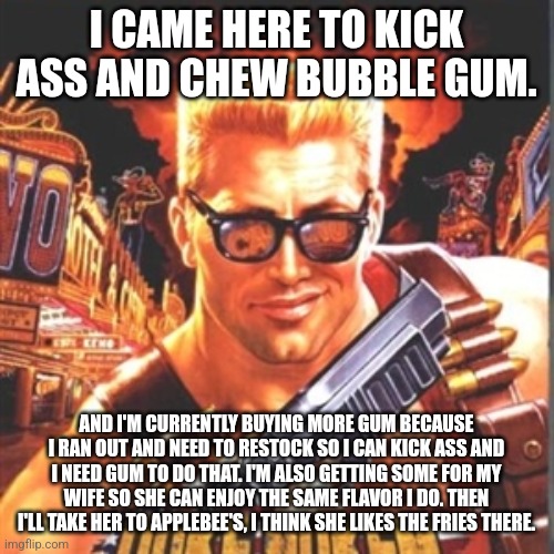 Duke Nukem GigaChad Imgflip