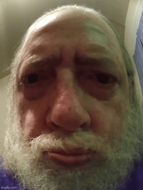 old man staring Imgflip