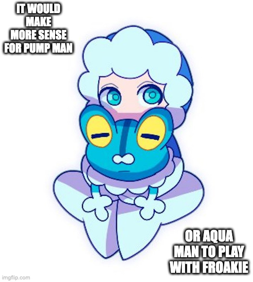 Ice Man With Froakie Imgflip