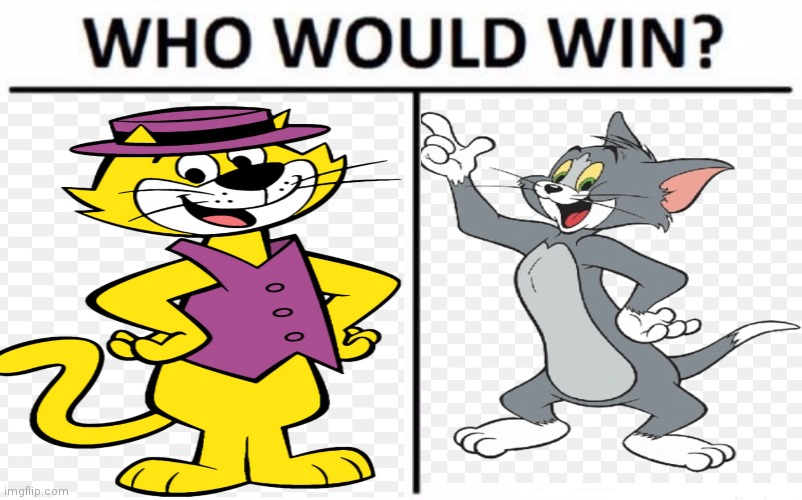 Tom cat vs Top cat Imgflip