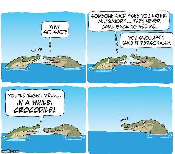 Sad crocodile Imgflip
