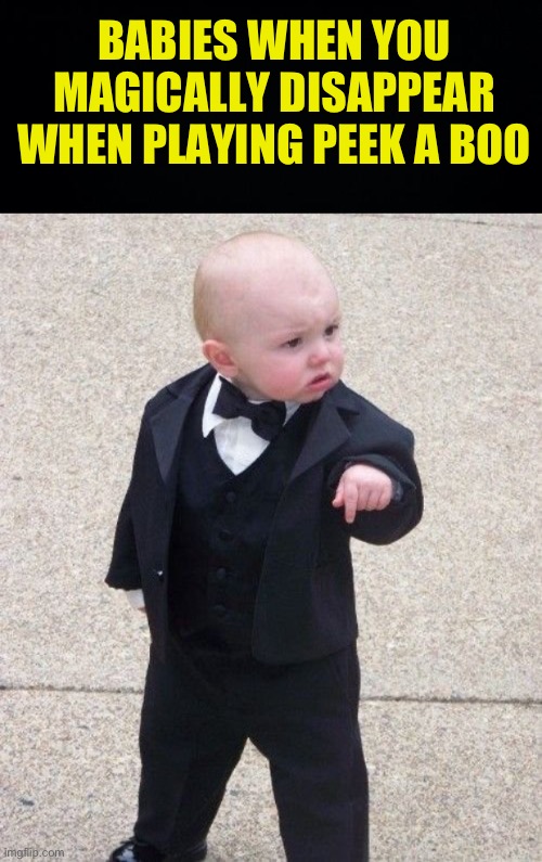 Image tagged in black background,memes,baby godfather Imgflip