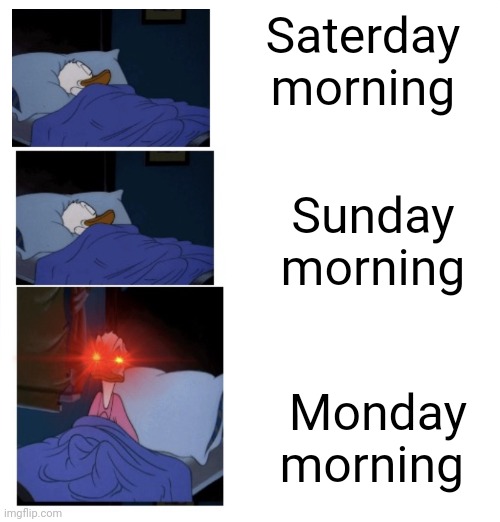 Sleeping donald duck Memes Imgflip