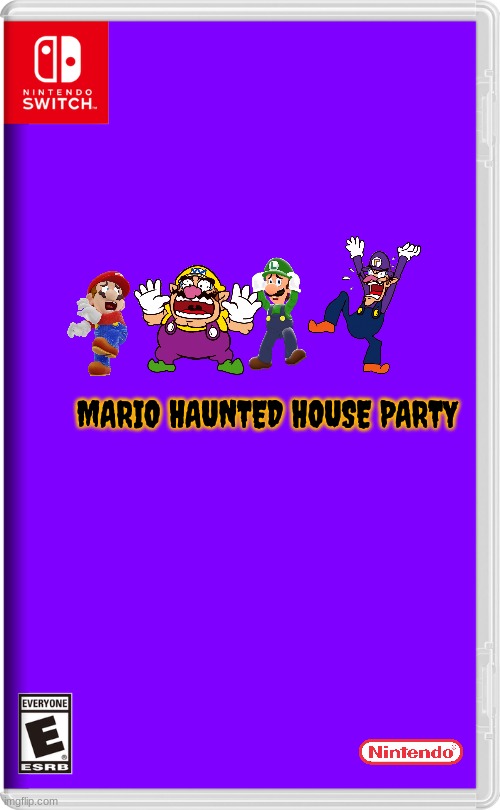 mario haunted house party Imgflip