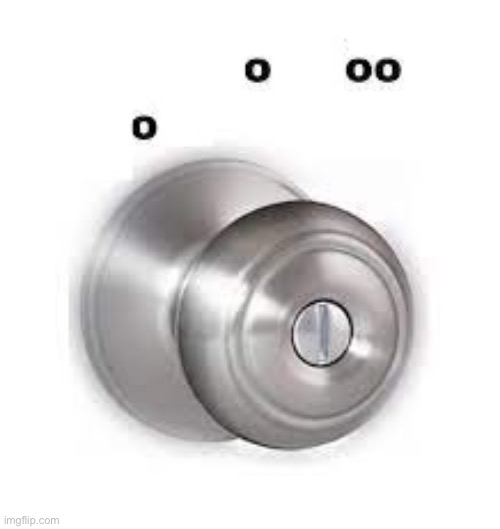 Oooo door knob Imgflip