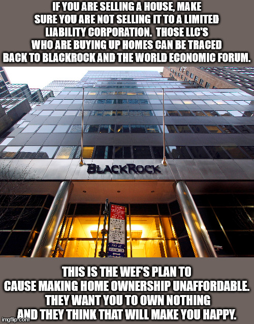 This is not a conspiracy theory, this is actually happening. BlackRock