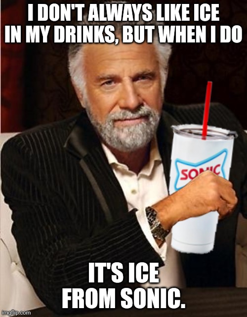 Sonic ice is epic Imgflip