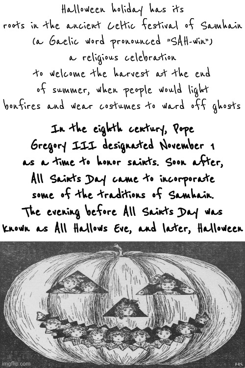 A CATHOLIC Pope Designated "All Saints Day", aka Halloween, As A