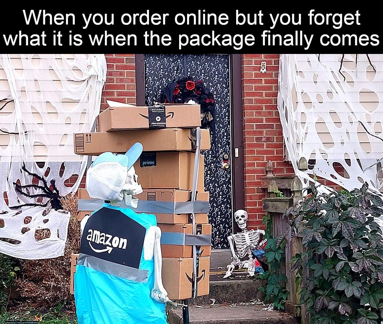 Image tagged in meme,memes,funny,halloween,amazon Imgflip