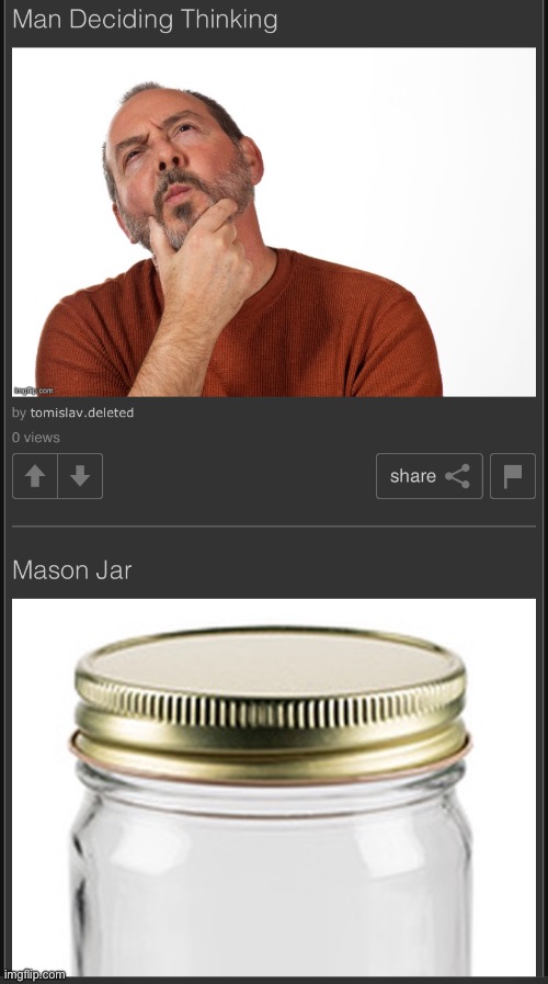 1 man 1 jar I guess Imgflip