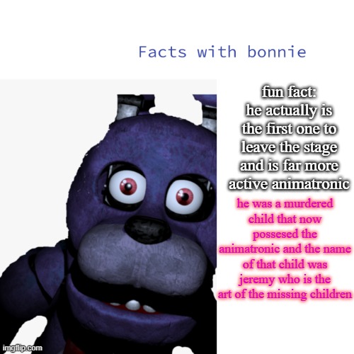 facts about bonnie Imgflip
