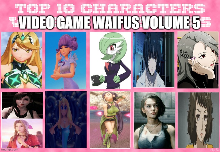 top 10 video game waifus volume 5 Imgflip