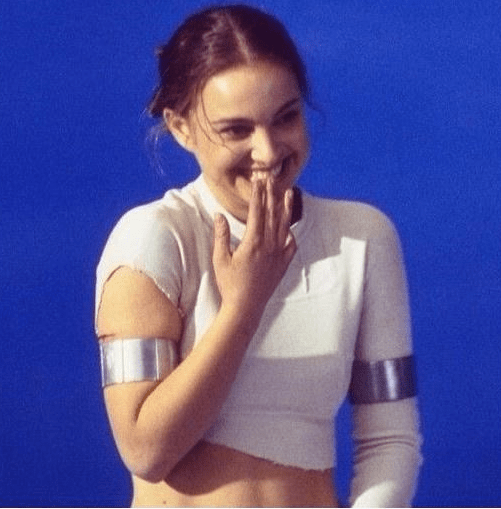 NATALIE PORTMAN PADME GIGGLE Blank Template Imgflip