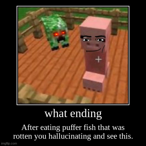 minecraft what ending Imgflip
