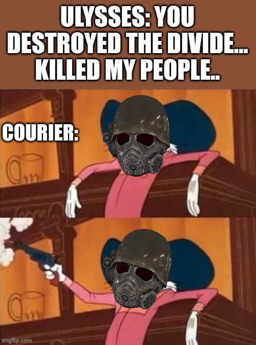 bugs bunny shooting gun in bar Memes Imgflip