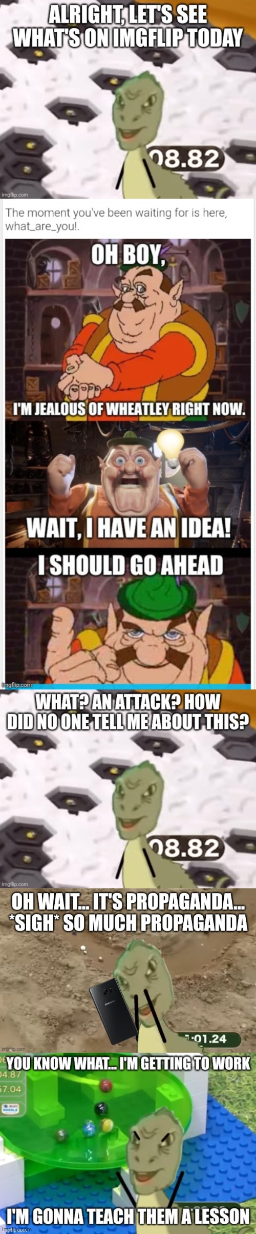 Thesaurus' reaction to Imgflip