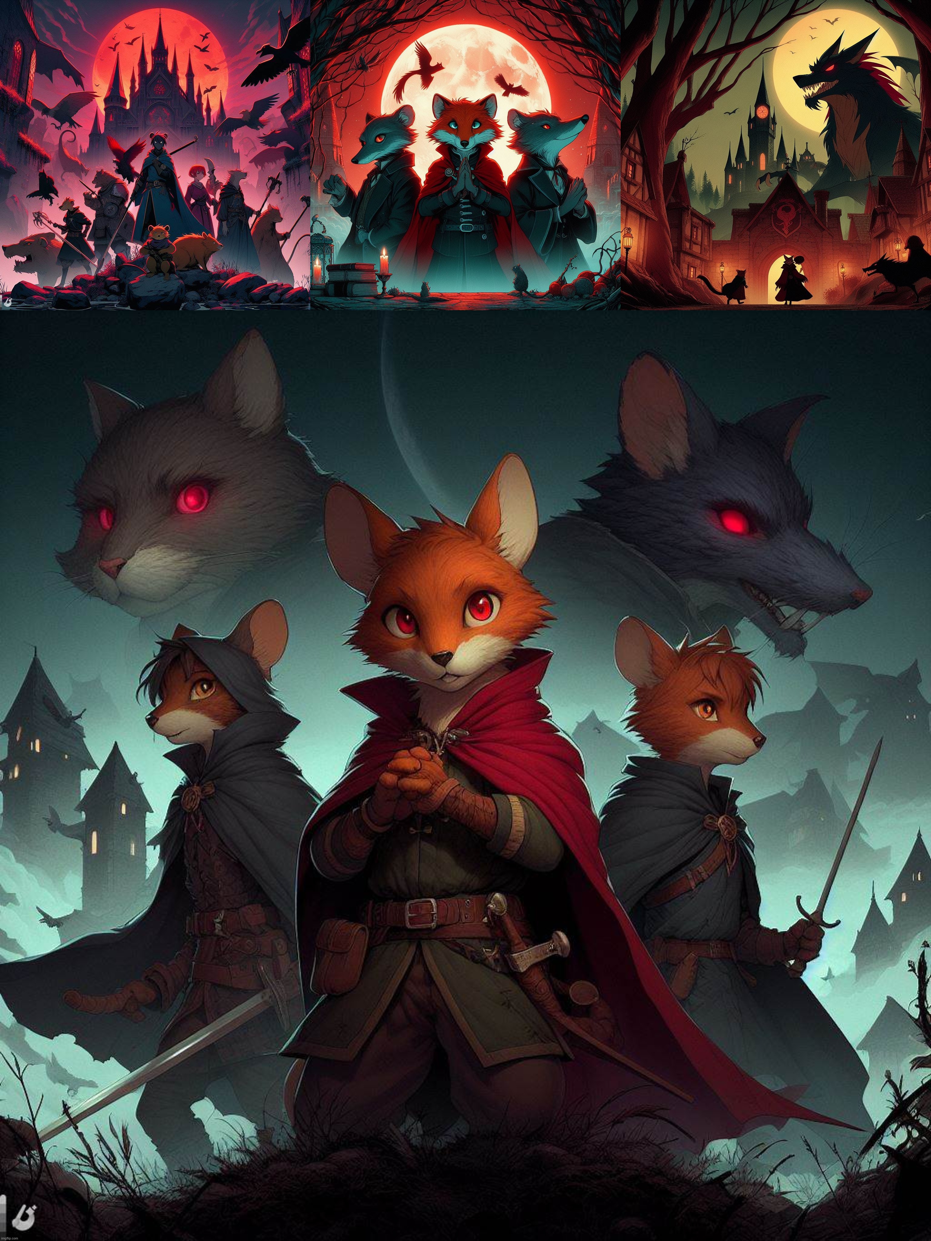 Ai Bing The Redwall series as dark fantasy anime. Imgflip