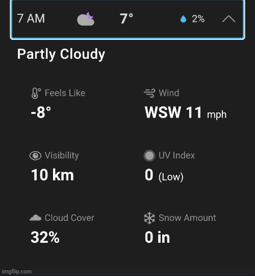 Fun times... (That's the weather for tomorrow) Imgflip