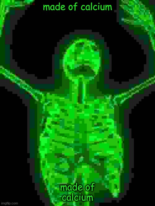green skeleton Imgflip