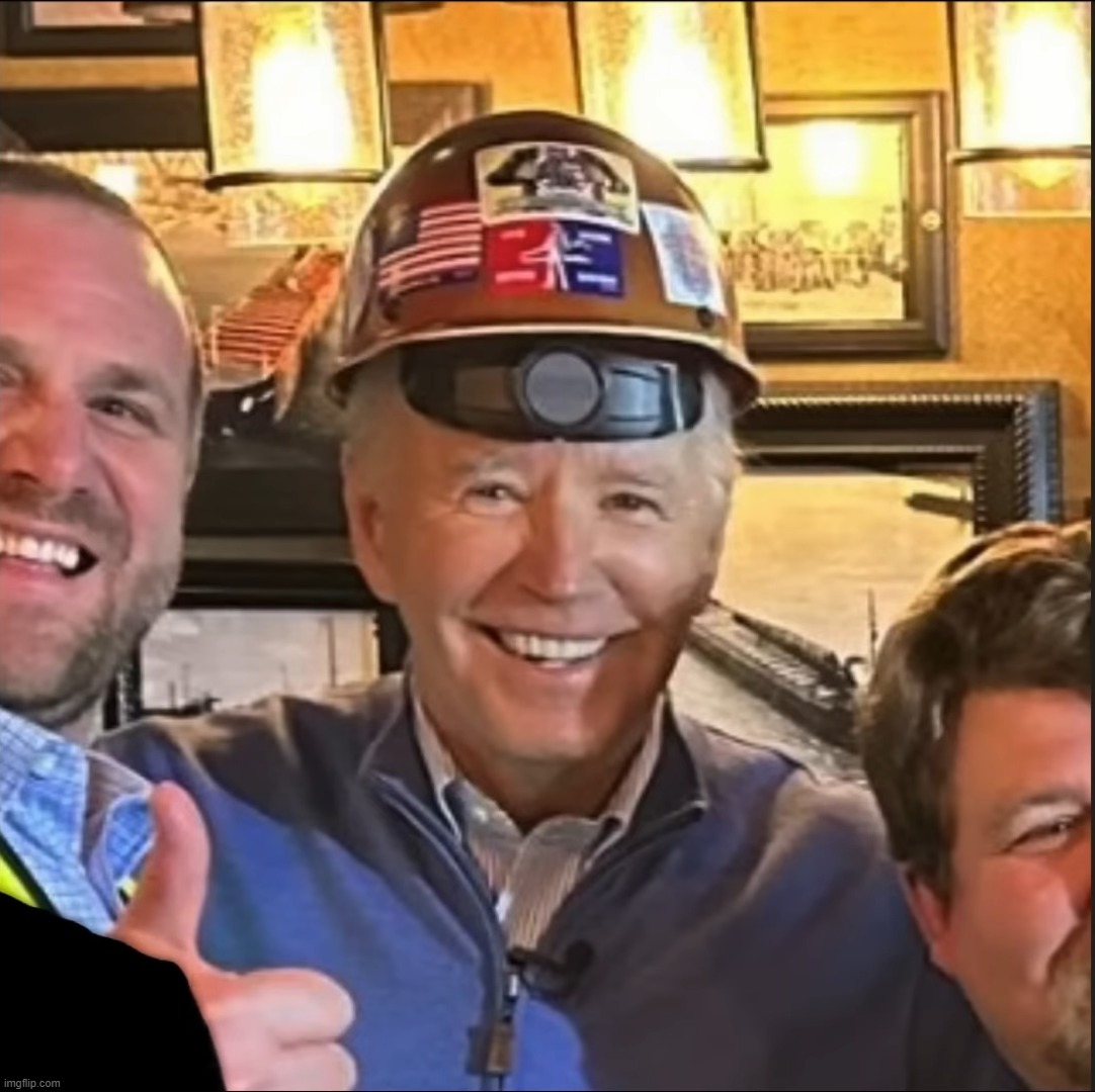 President Idiot Wears Hard Hat Backwards Imgflip