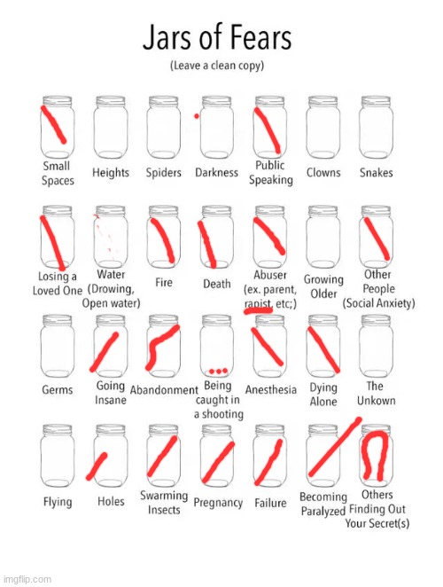 Jar of fears clear version Imgflip