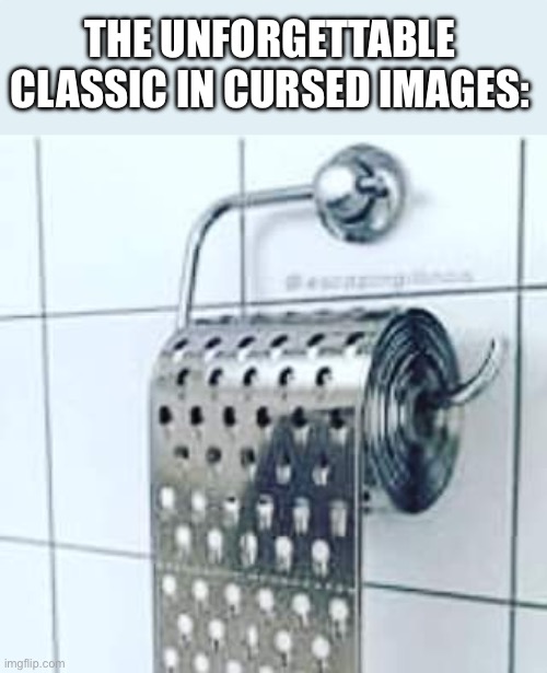 Cheese grater toilet paper Imgflip