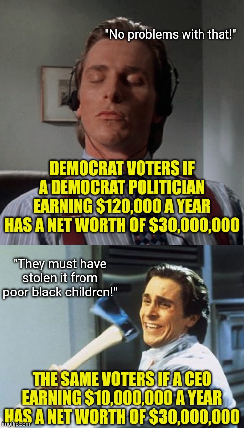 Who else notices this? How do career politicians have a net worth