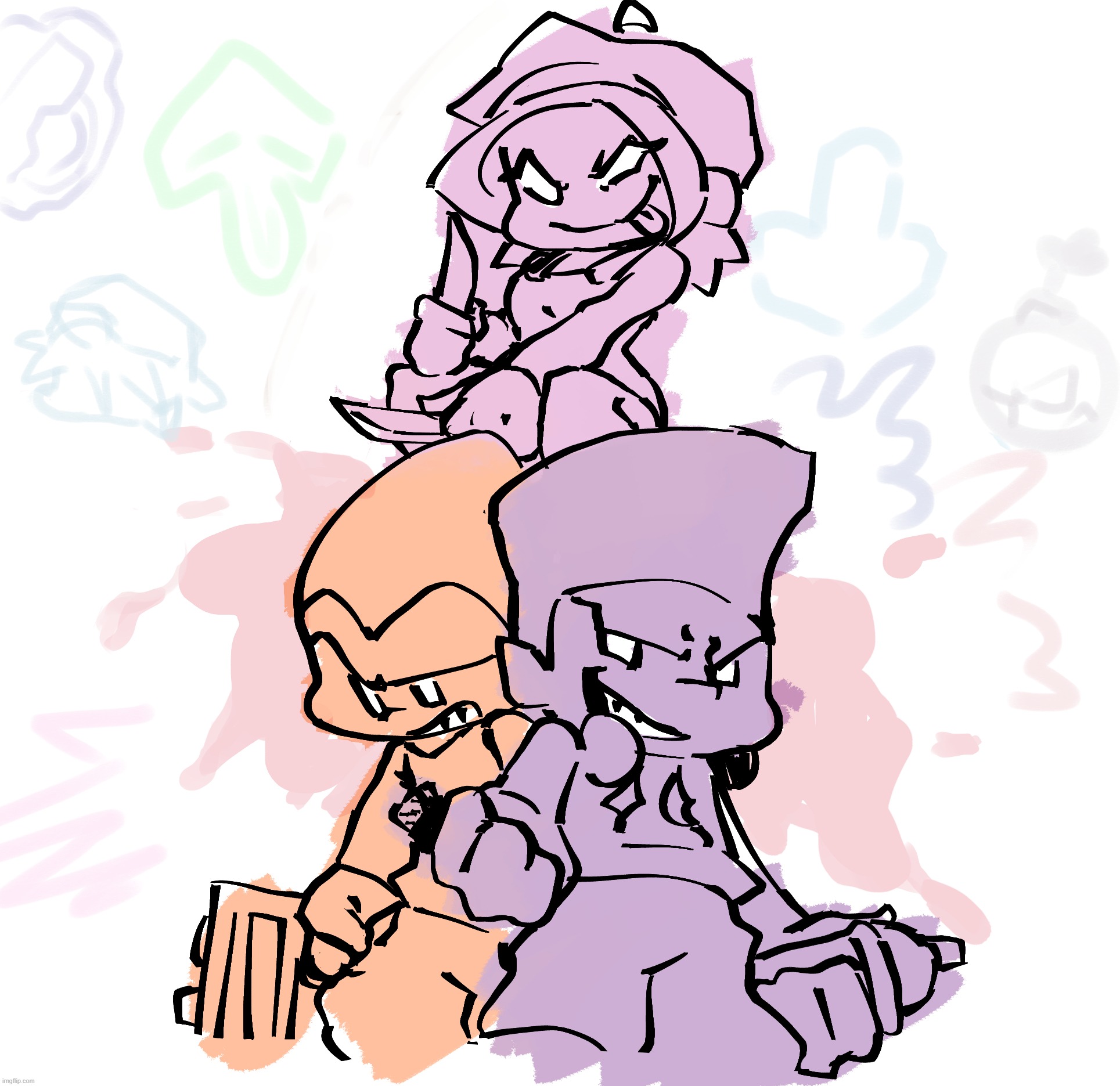 fnf fans when the devs use the kickstarter crack money to make a game