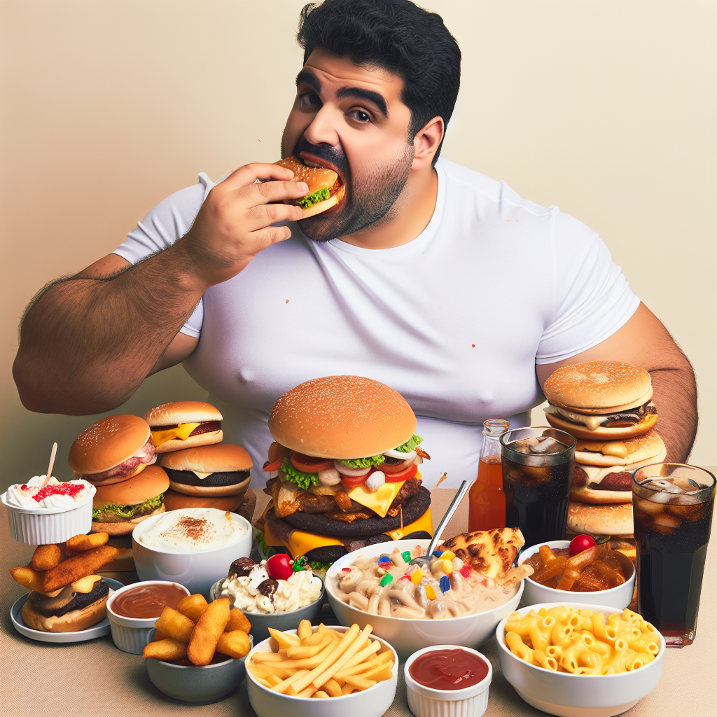 morbidly obese person eating a lot of food female Blank Template Imgflip