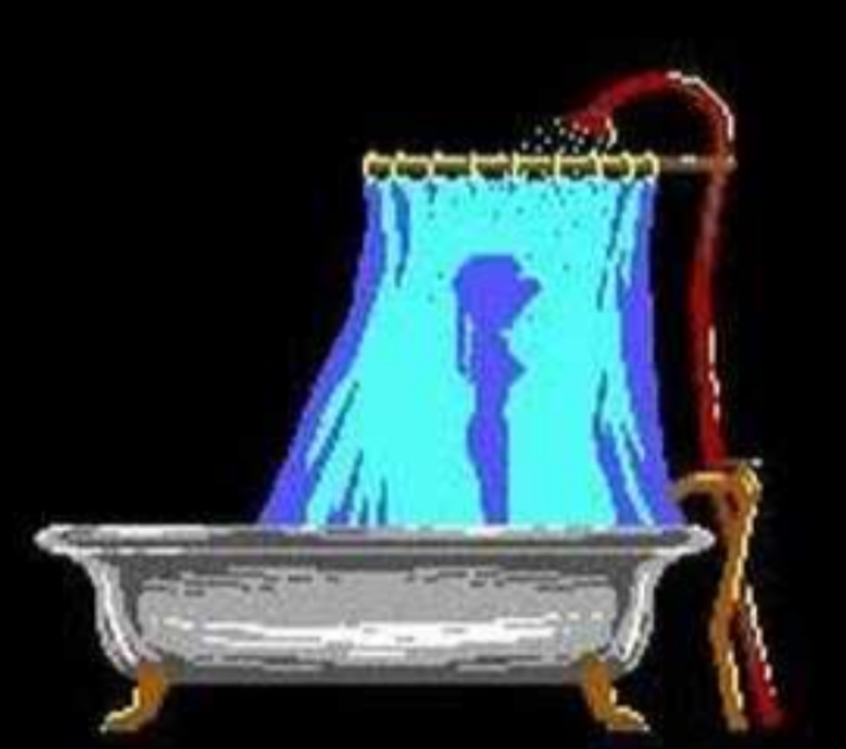 The Colonels Bequest shower scene Blank Template Imgflip