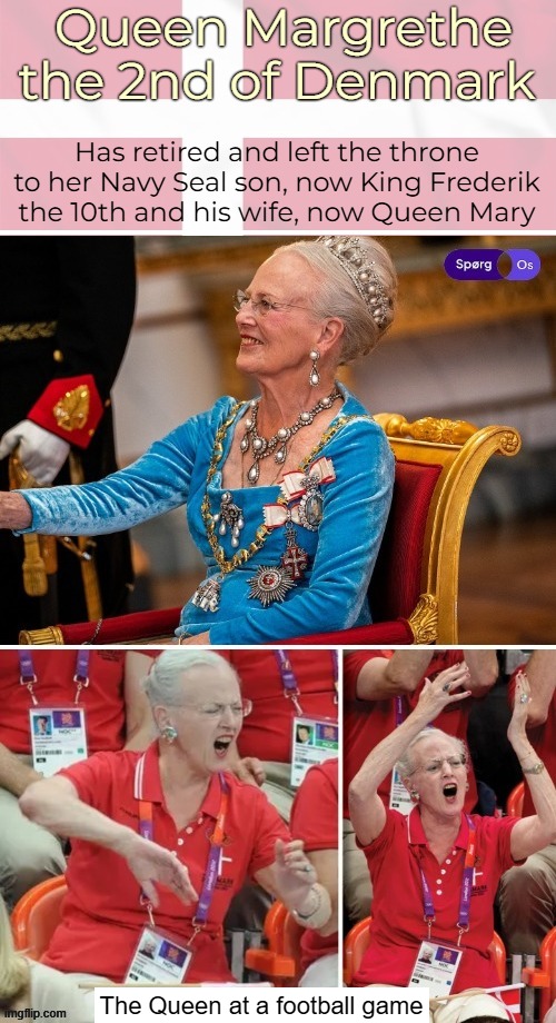 Our former Queen. Not even antiroyalists have sh*t to say about these