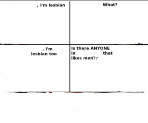 I'm lesbian too Blank Template - Imgflip