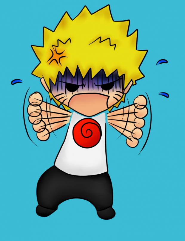 Naruto yelling Blank Template Imgflip