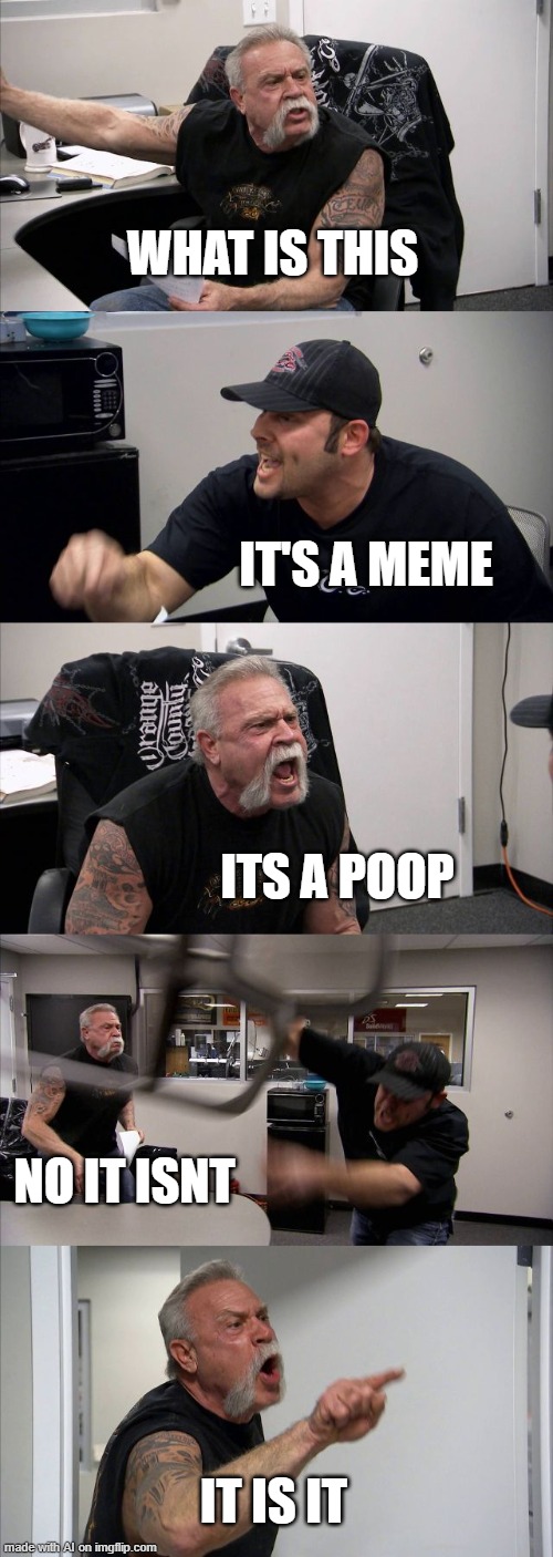its a poop Imgflip
