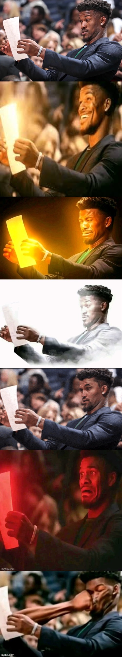 Image tagged in jimmy butler,jimmy butler happy,jimmy butler cringe