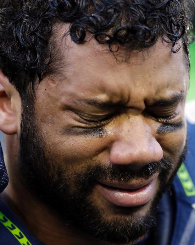 Russel Wilson Crying Blank Template Imgflip