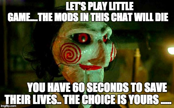 Troll Mods on Chat sites lol or any chat.... lets play a little game